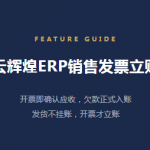 【苏州管家婆进销存财务软件】管家婆云辉煌ERP销售发票立账